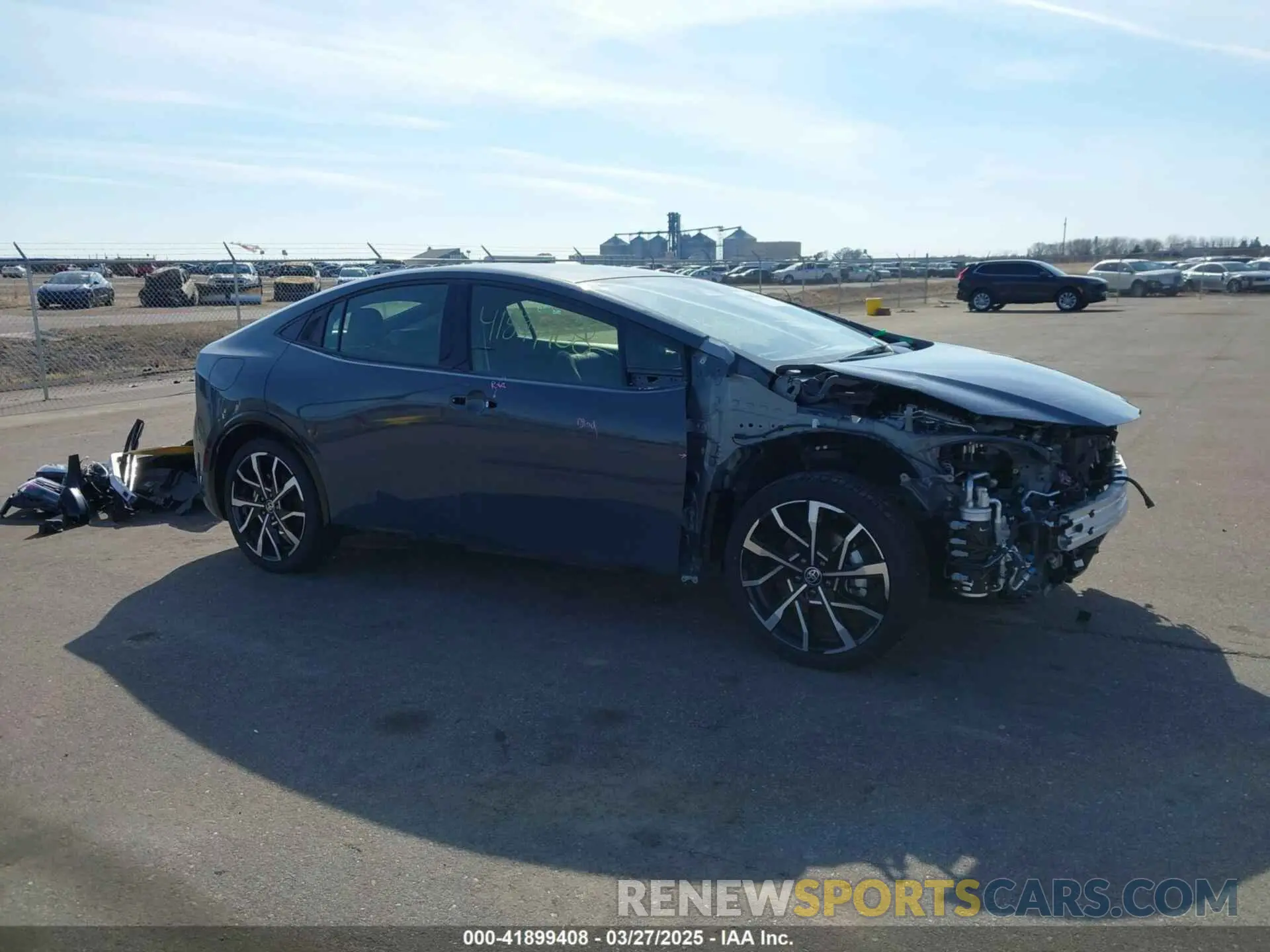 14 fotografías del automóvil dañado JTDACACU9R3022803 TOYOTA PRIUS PRIME 2024