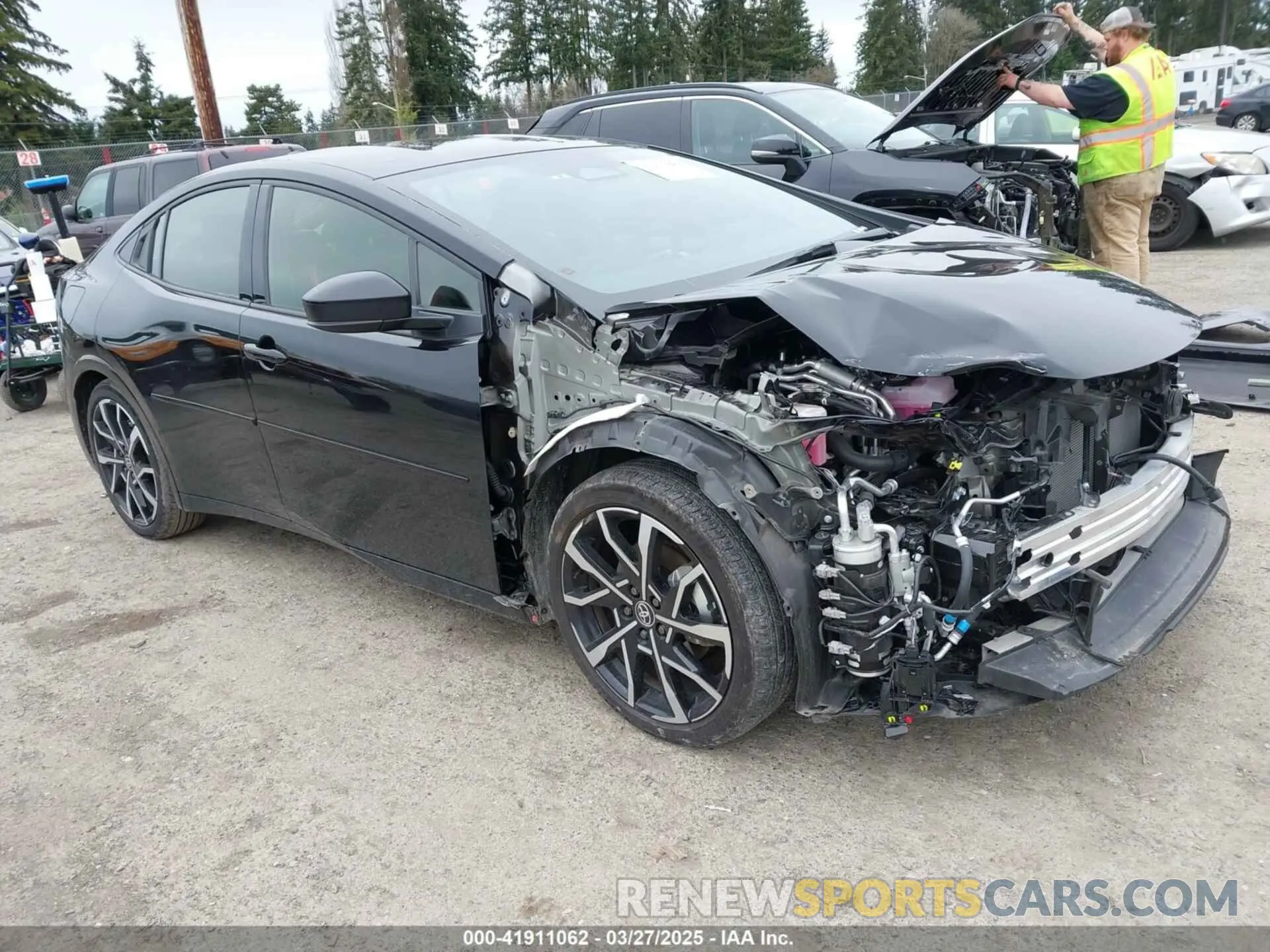 1 fotografías del automóvil dañado JTDACACUXR3019263 TOYOTA PRIUS PRIME 2024