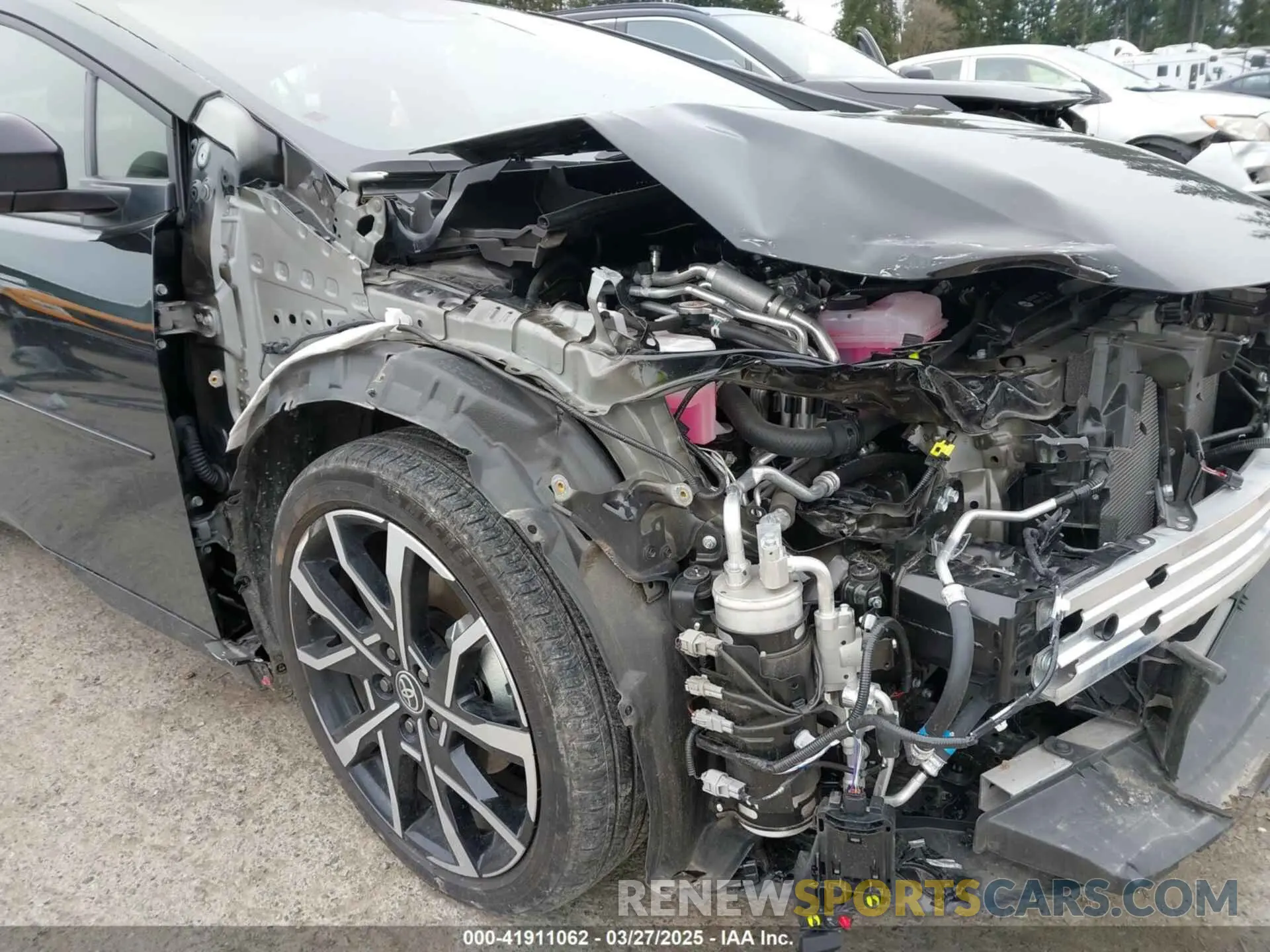 6 fotografías del automóvil dañado JTDACACUXR3019263 TOYOTA PRIUS PRIME 2024
