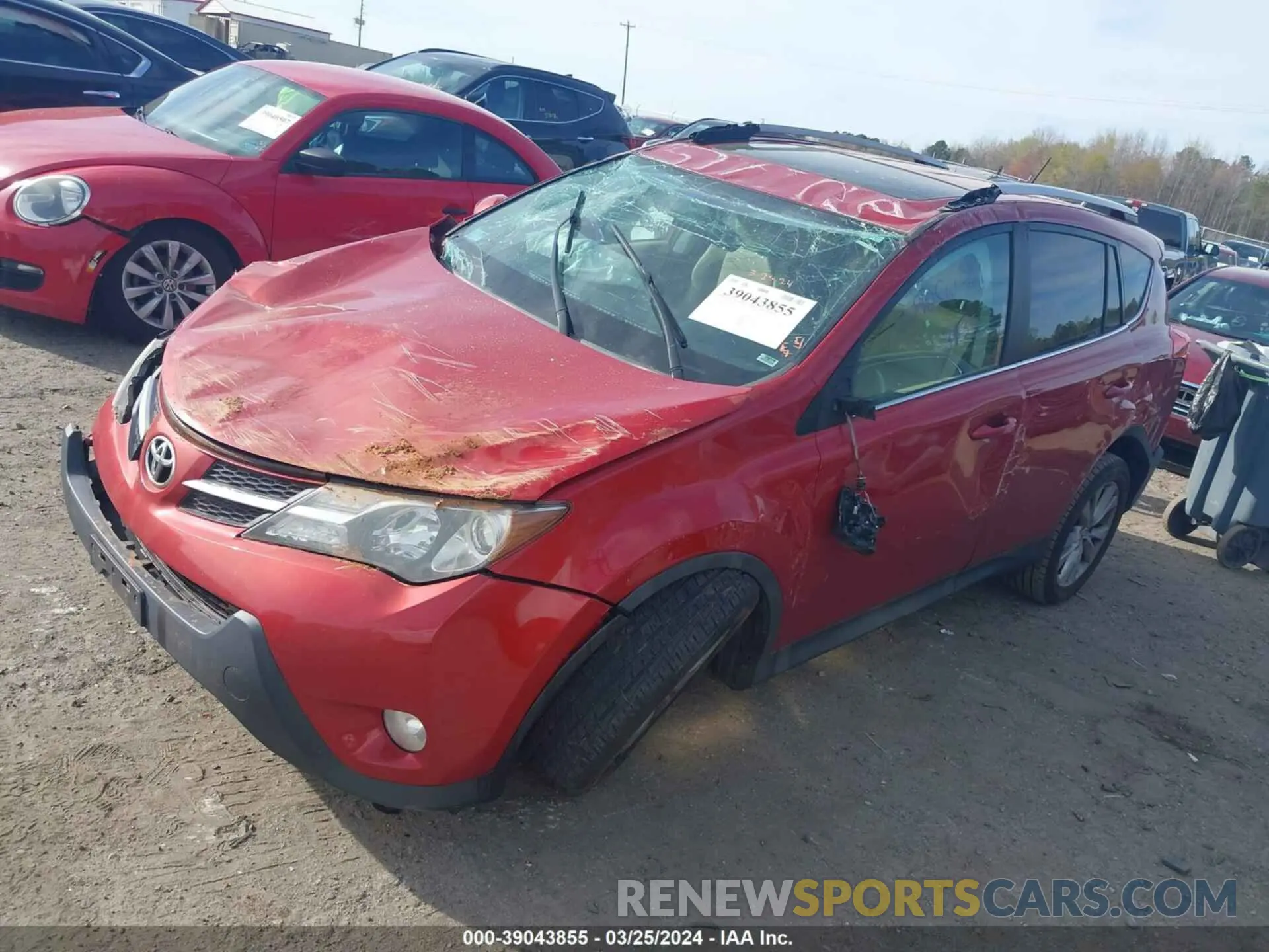 2 fotografías del automóvil dañado 2T3DFREV1DW079835 TOYOTA RAV4 2013