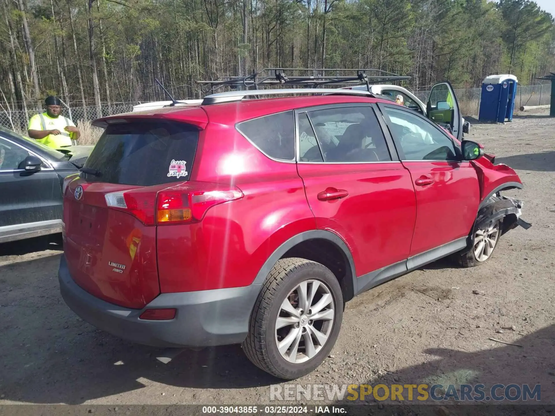 4 fotografías del automóvil dañado 2T3DFREV1DW079835 TOYOTA RAV4 2013