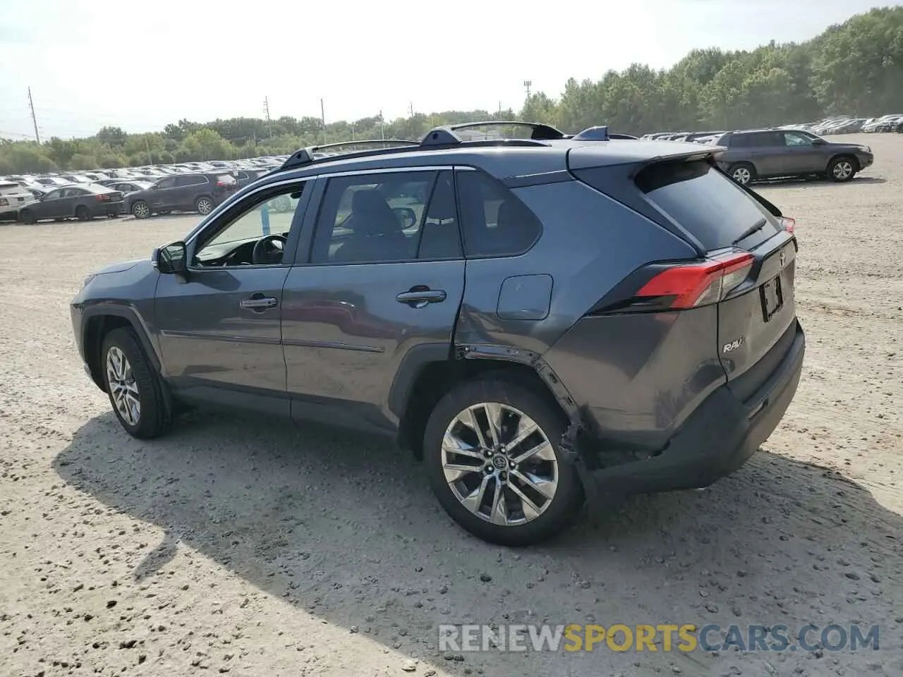 2 fotografías del automóvil dañado 2T3A1RFV0KC040006 TOYOTA RAV4 2019