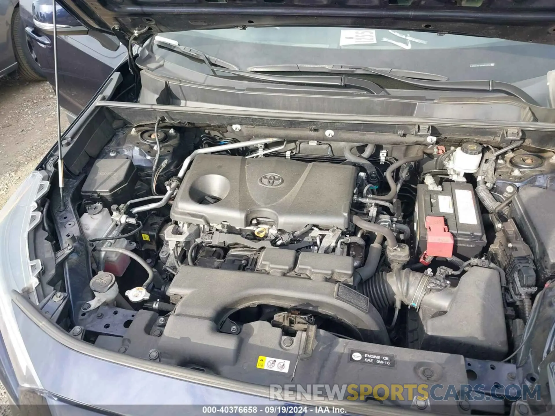 10 fotografías del automóvil dañado 2T3A1RFV0KW043552 TOYOTA RAV4 2019