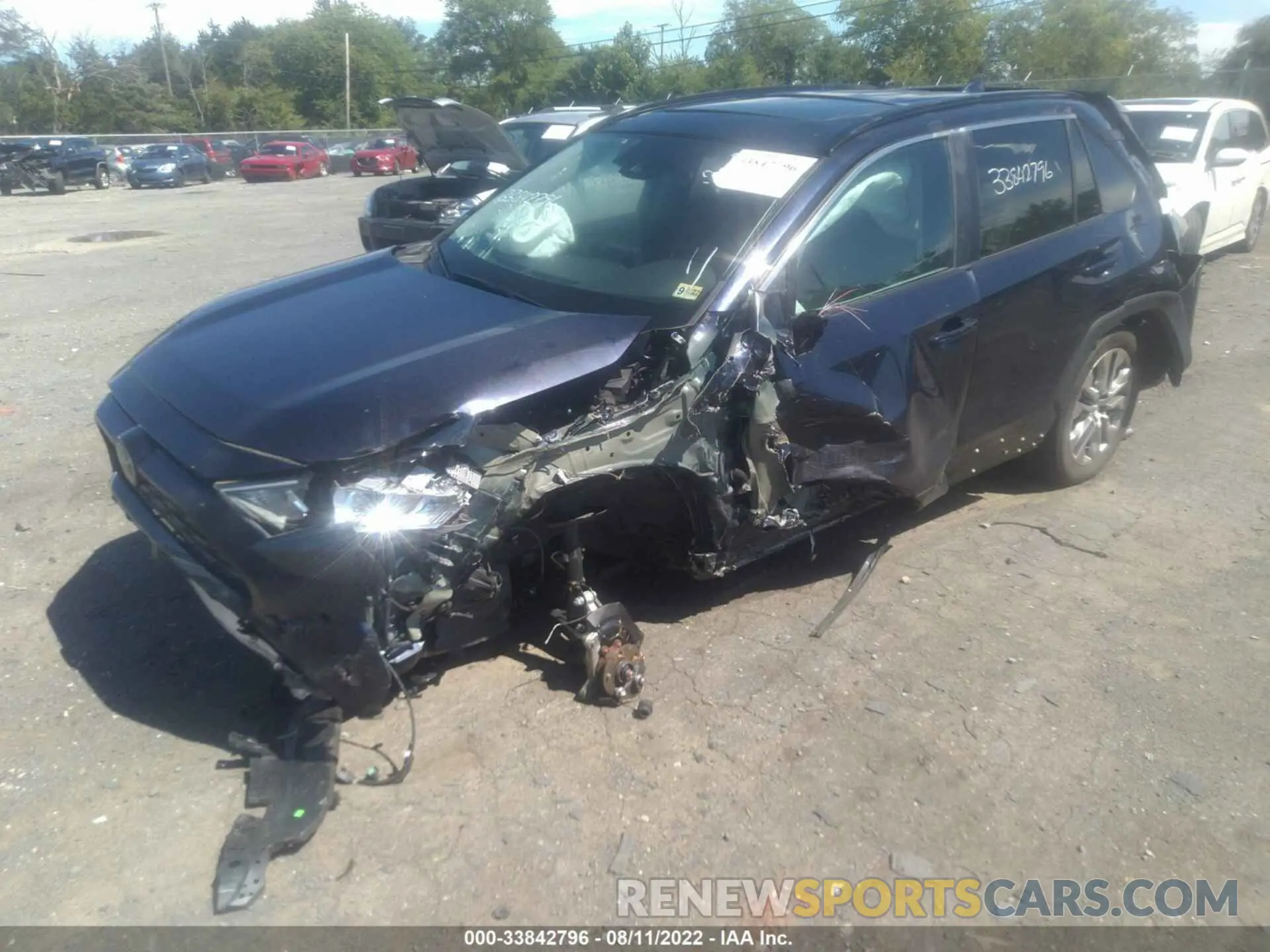 6 fotografías del automóvil dañado 2T3A1RFV0KW051358 TOYOTA RAV4 2019