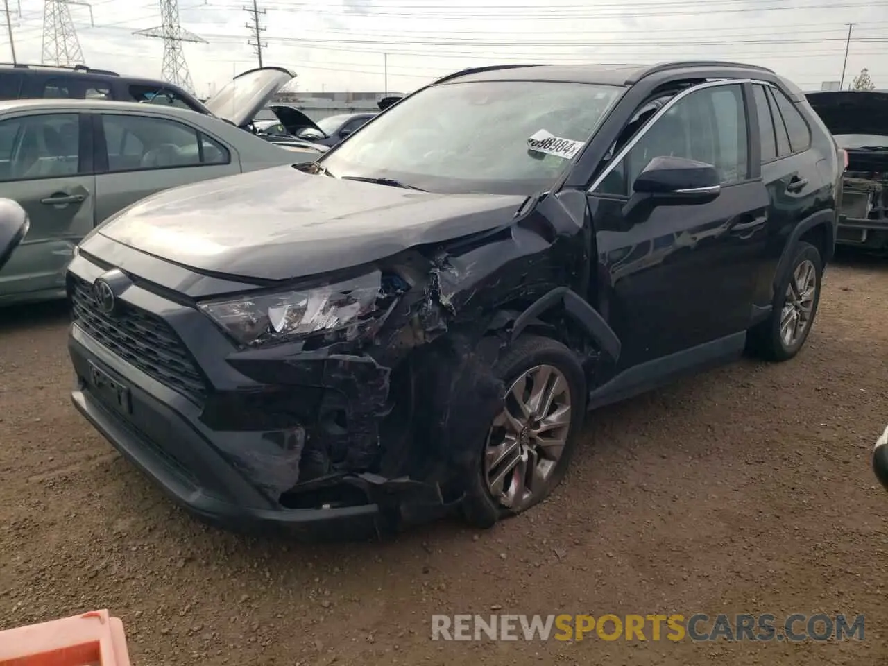 1 fotografías del automóvil dañado 2T3A1RFV0KW054938 TOYOTA RAV4 2019