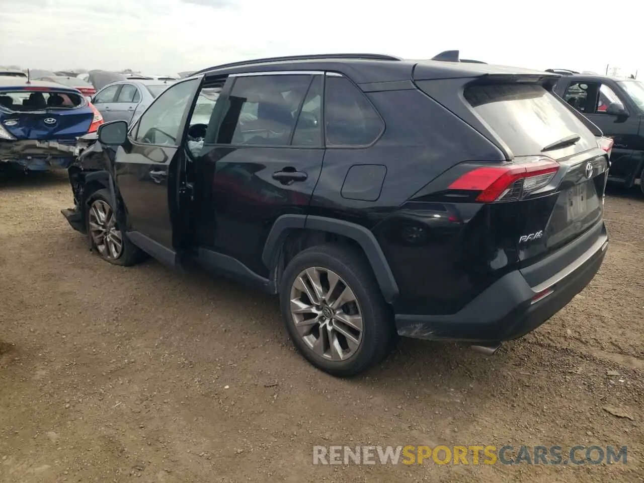 2 fotografías del automóvil dañado 2T3A1RFV0KW054938 TOYOTA RAV4 2019