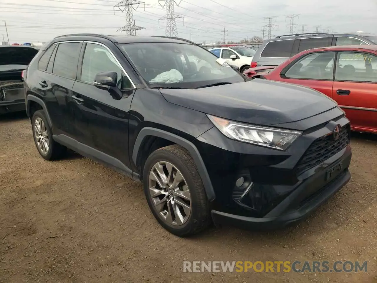4 fotografías del automóvil dañado 2T3A1RFV0KW054938 TOYOTA RAV4 2019