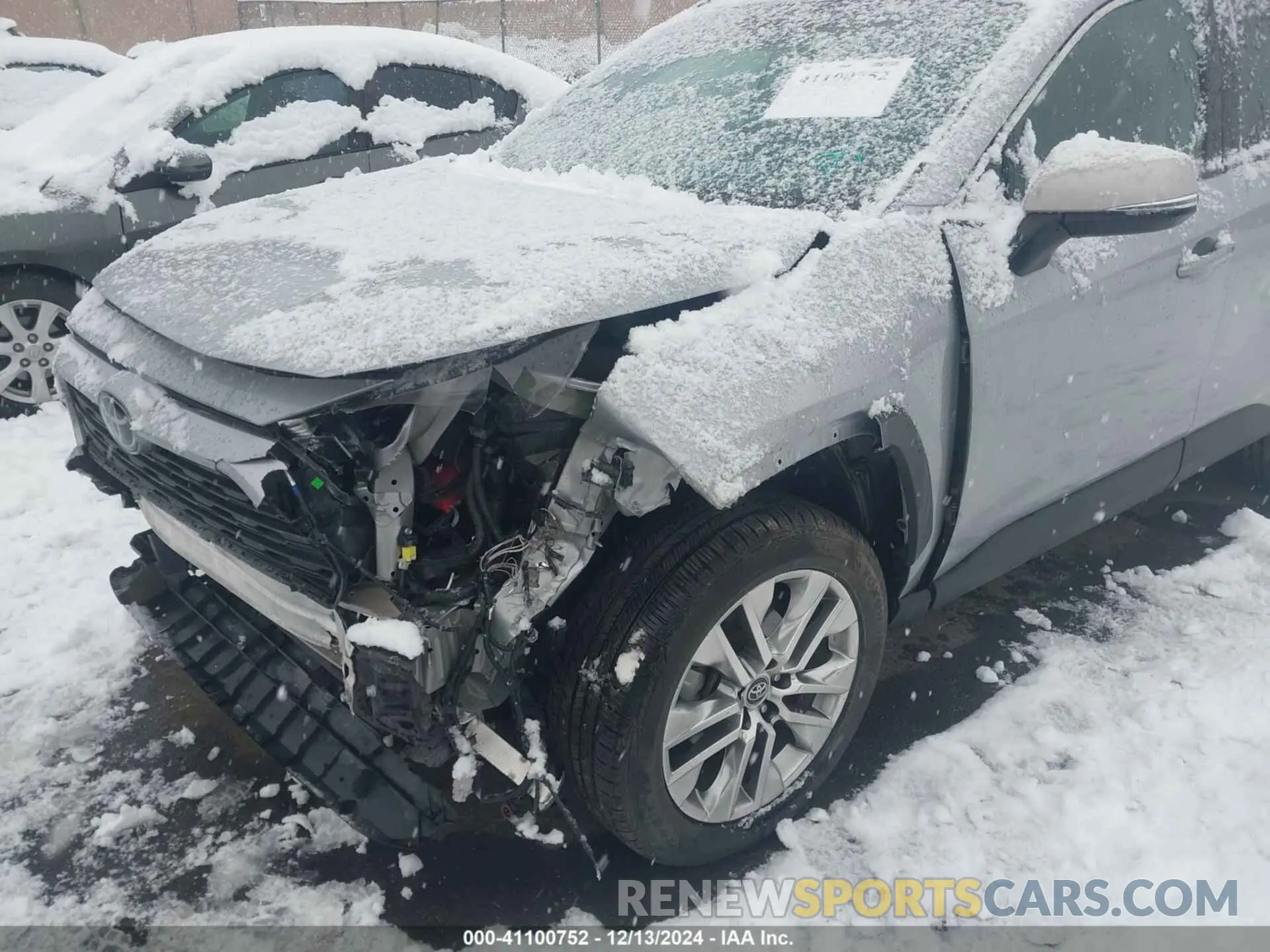 6 fotografías del automóvil dañado 2T3A1RFV1KW038490 TOYOTA RAV4 2019