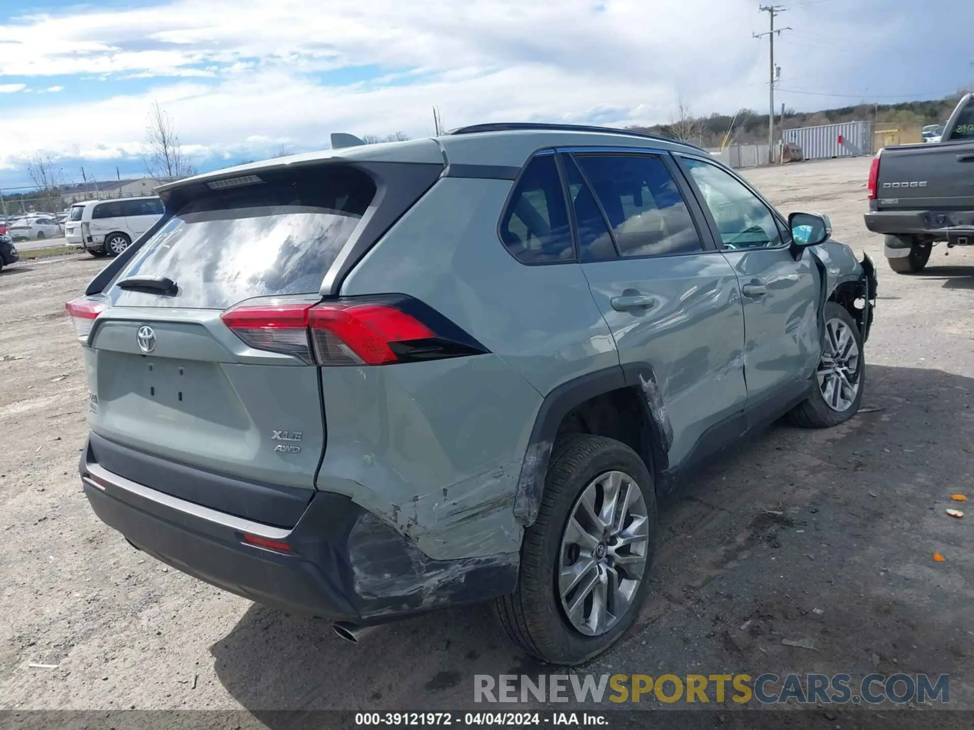 4 fotografías del automóvil dañado 2T3A1RFV3KW045053 TOYOTA RAV4 2019