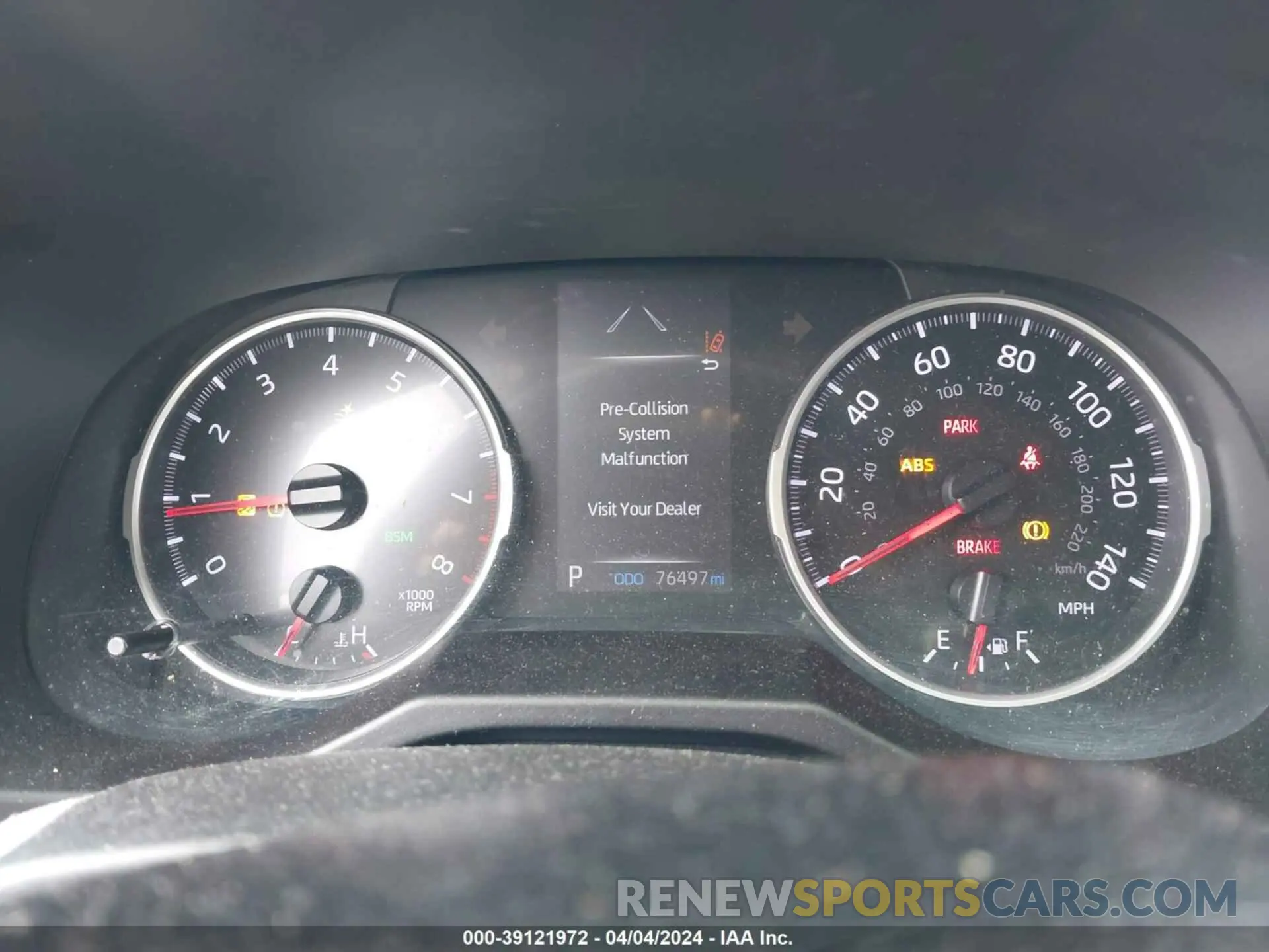 7 fotografías del automóvil dañado 2T3A1RFV3KW045053 TOYOTA RAV4 2019