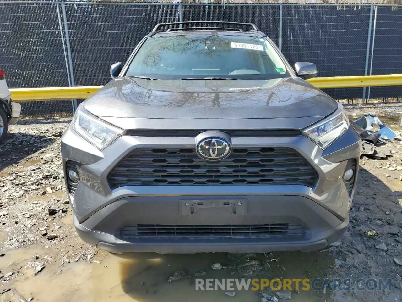 5 fotografías del automóvil dañado 2T3A1RFV4KC050683 TOYOTA RAV4 2019