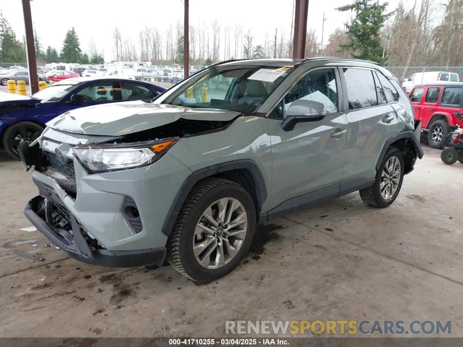 2 fotografías del automóvil dañado 2T3A1RFV4KW081334 TOYOTA RAV4 2019