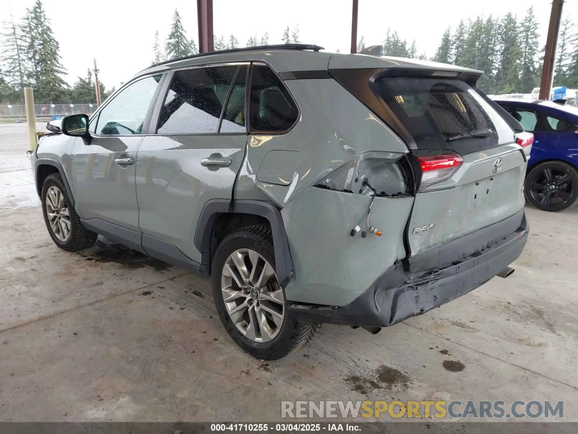 3 fotografías del automóvil dañado 2T3A1RFV4KW081334 TOYOTA RAV4 2019