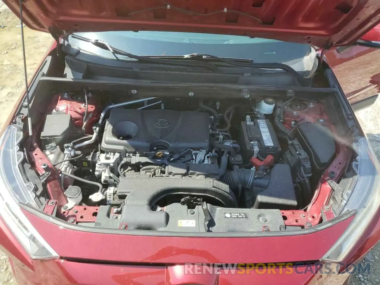 12 fotografías del automóvil dañado 2T3A1RFV5KC011956 TOYOTA RAV4 2019