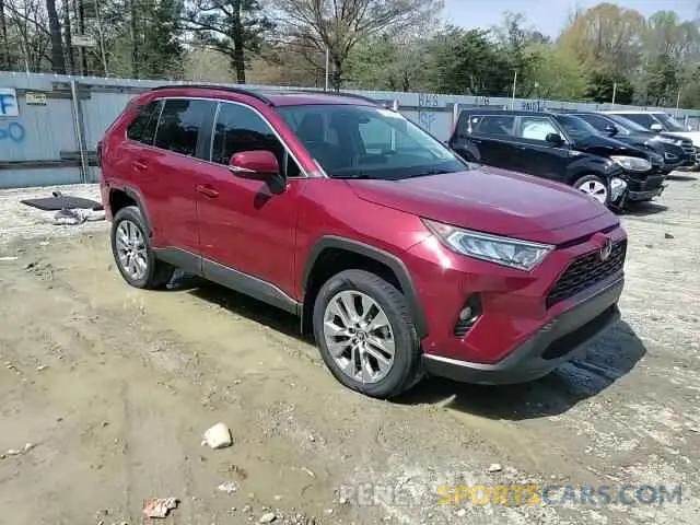 15 fotografías del automóvil dañado 2T3A1RFV5KC011956 TOYOTA RAV4 2019
