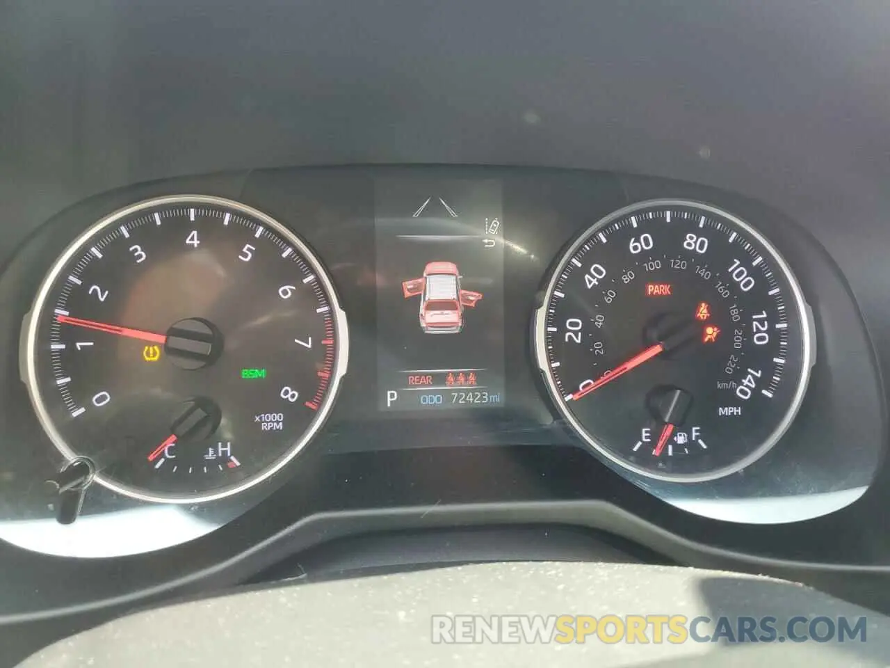 9 fotografías del automóvil dañado 2T3A1RFV5KC011956 TOYOTA RAV4 2019