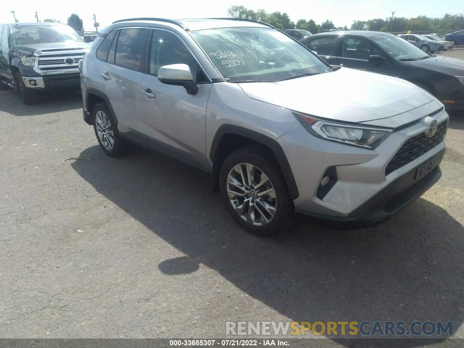 1 fotografías del automóvil dañado 2T3A1RFV5KC034525 TOYOTA RAV4 2019