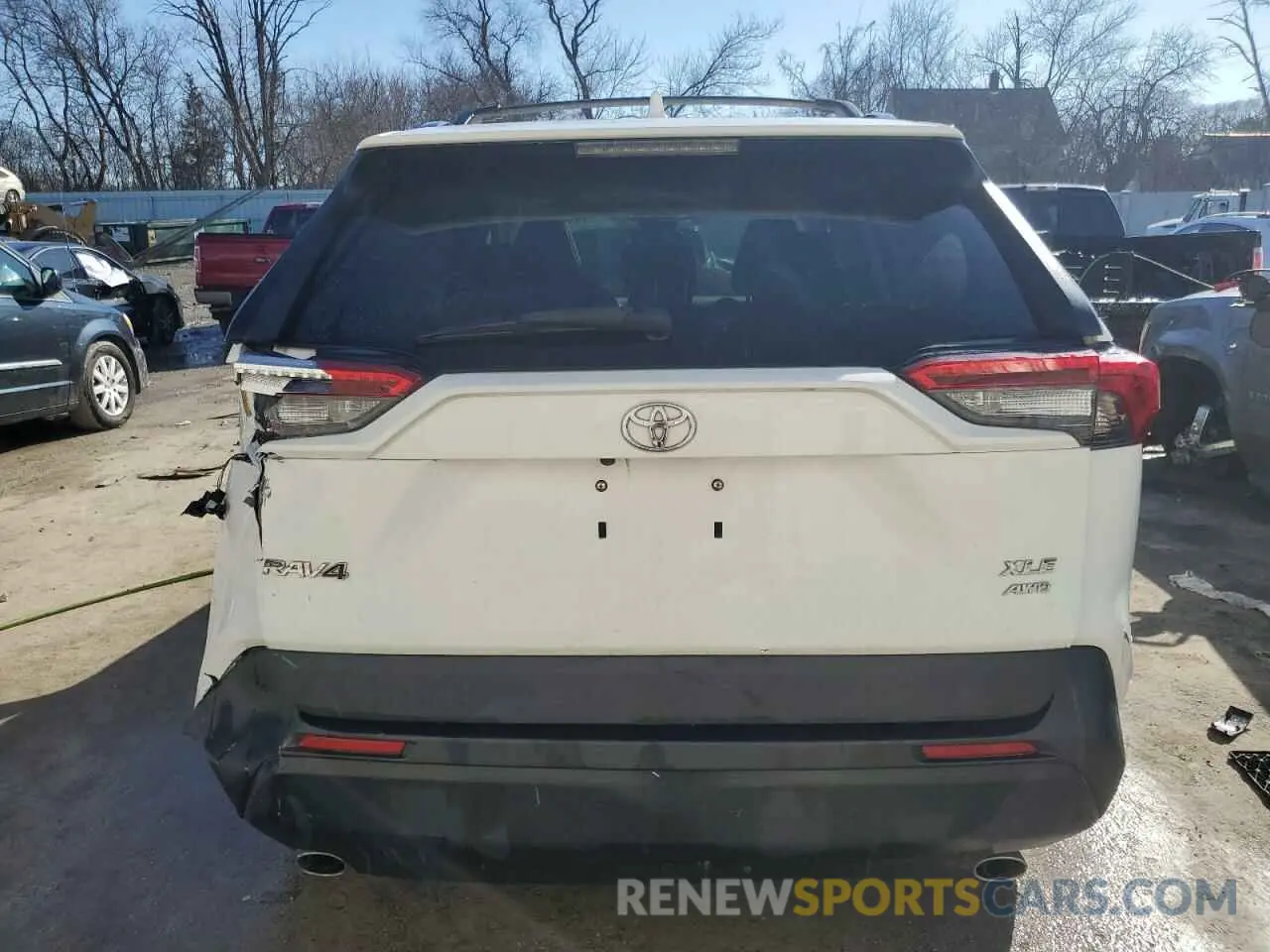 6 fotografías del automóvil dañado 2T3A1RFV5KW042879 TOYOTA RAV4 2019