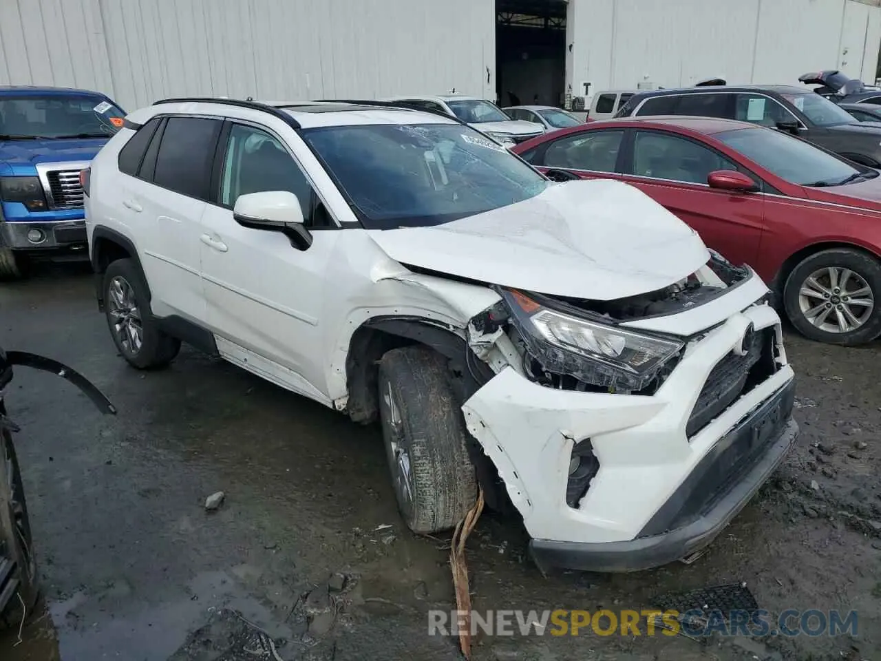 4 fotografías del automóvil dañado 2T3A1RFV6KC028295 TOYOTA RAV4 2019