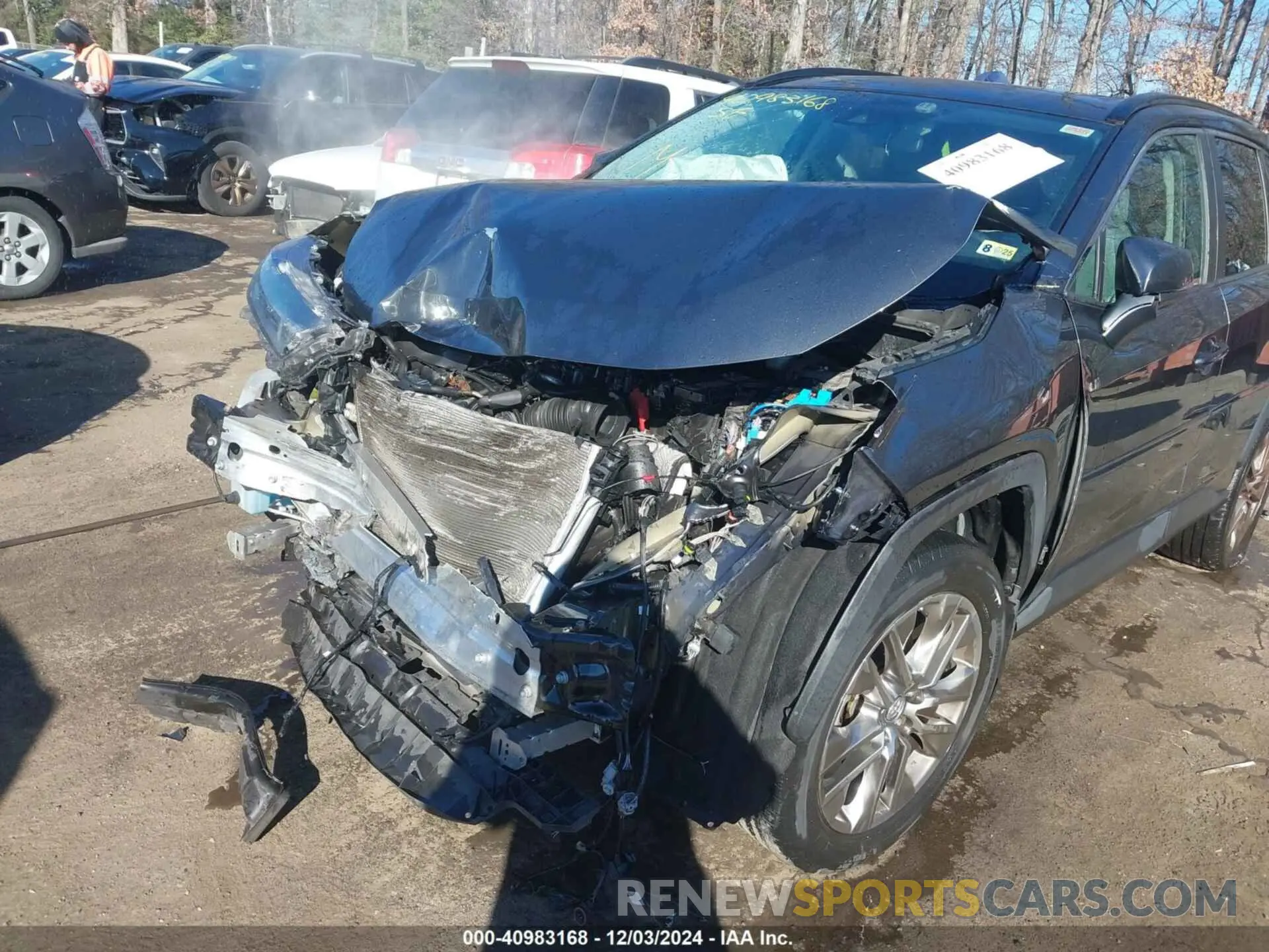 6 fotografías del automóvil dañado 2T3A1RFV6KC051950 TOYOTA RAV4 2019