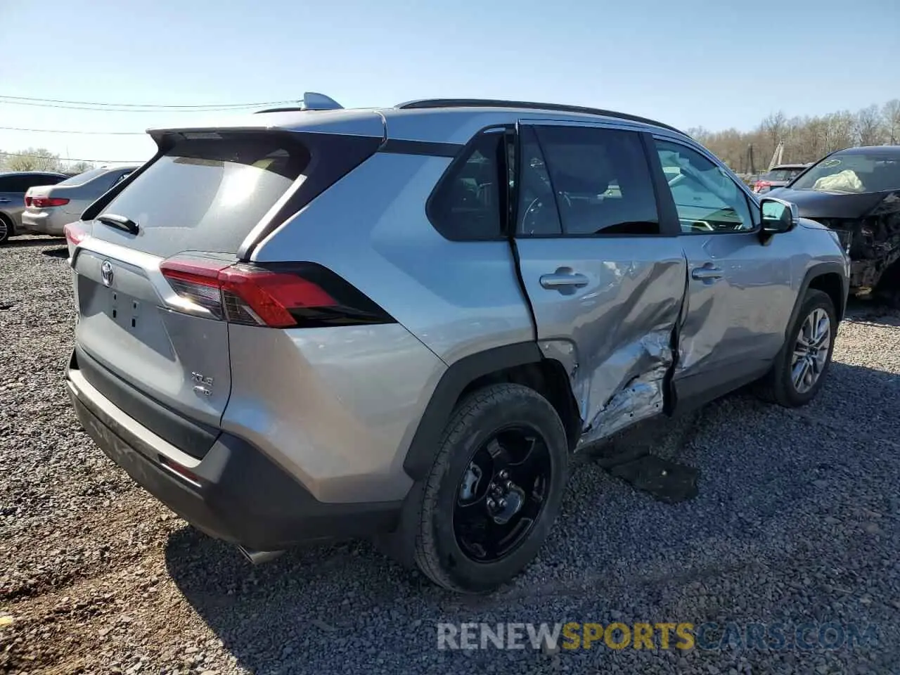 3 fotografías del automóvil dañado 2T3A1RFV7KC030881 TOYOTA RAV4 2019