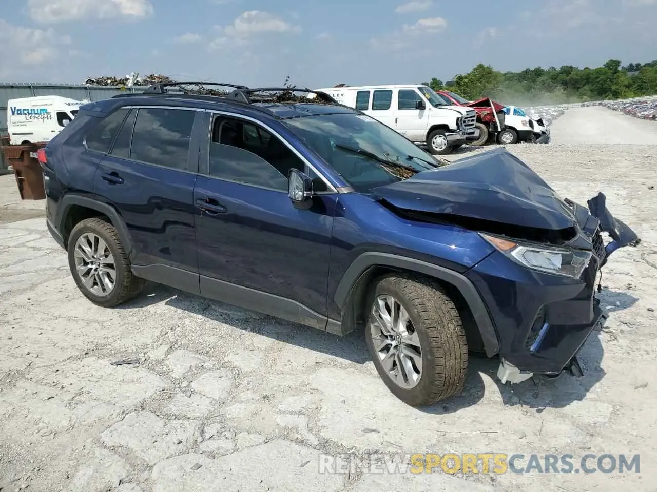 4 fotografías del automóvil dañado 2T3A1RFV7KW049185 TOYOTA RAV4 2019