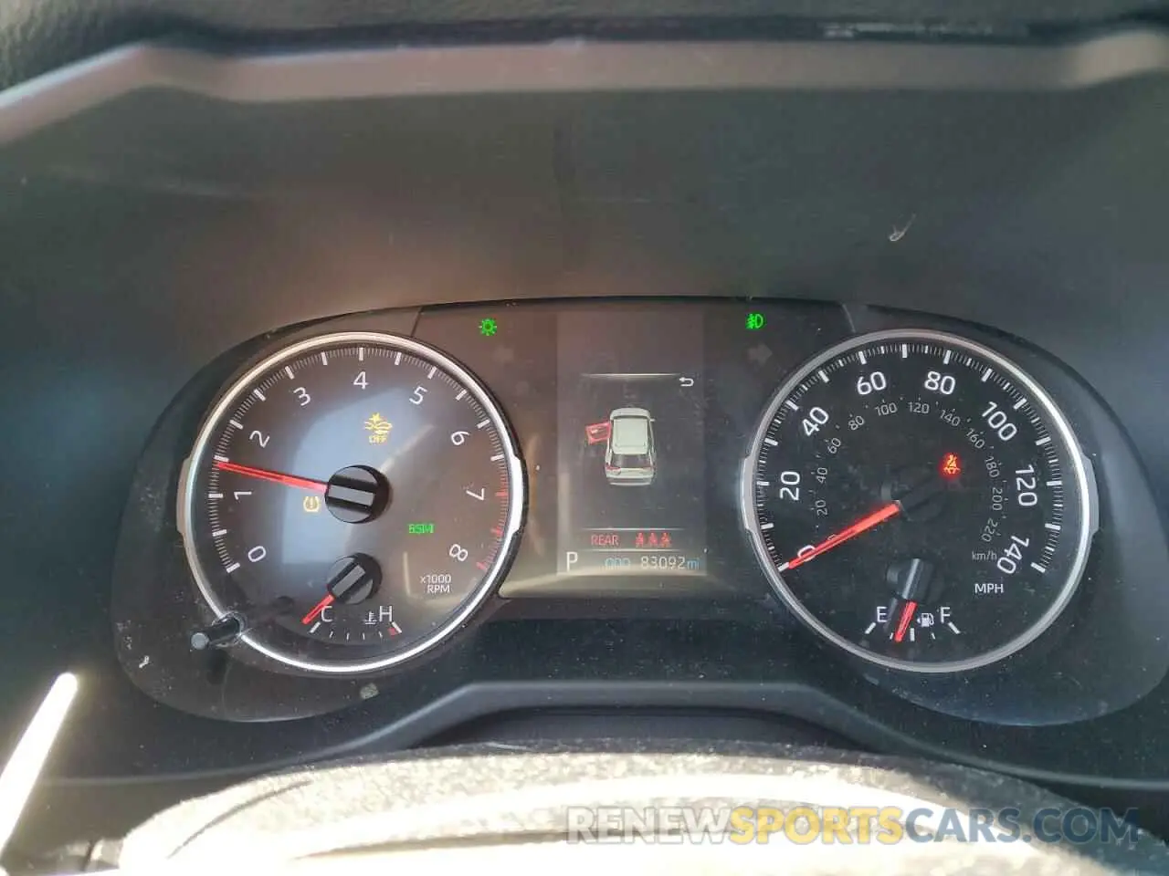 9 fotografías del automóvil dañado 2T3A1RFV8KC031456 TOYOTA RAV4 2019