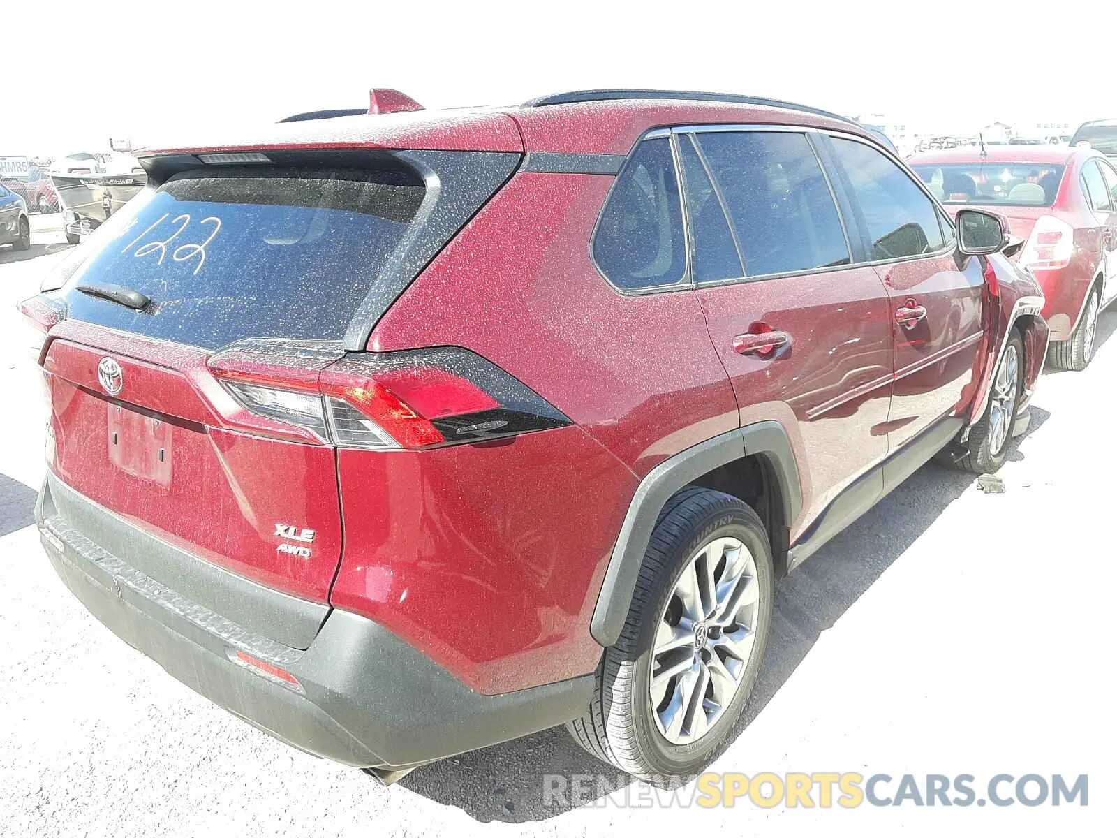 4 fotografías del automóvil dañado 2T3A1RFV8KC046491 TOYOTA RAV4 2019