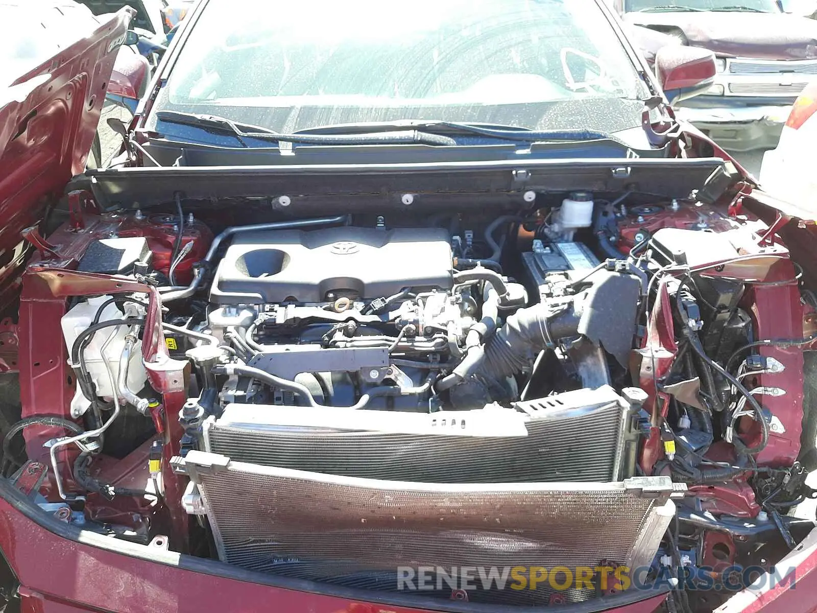 7 fotografías del automóvil dañado 2T3A1RFV8KC046491 TOYOTA RAV4 2019