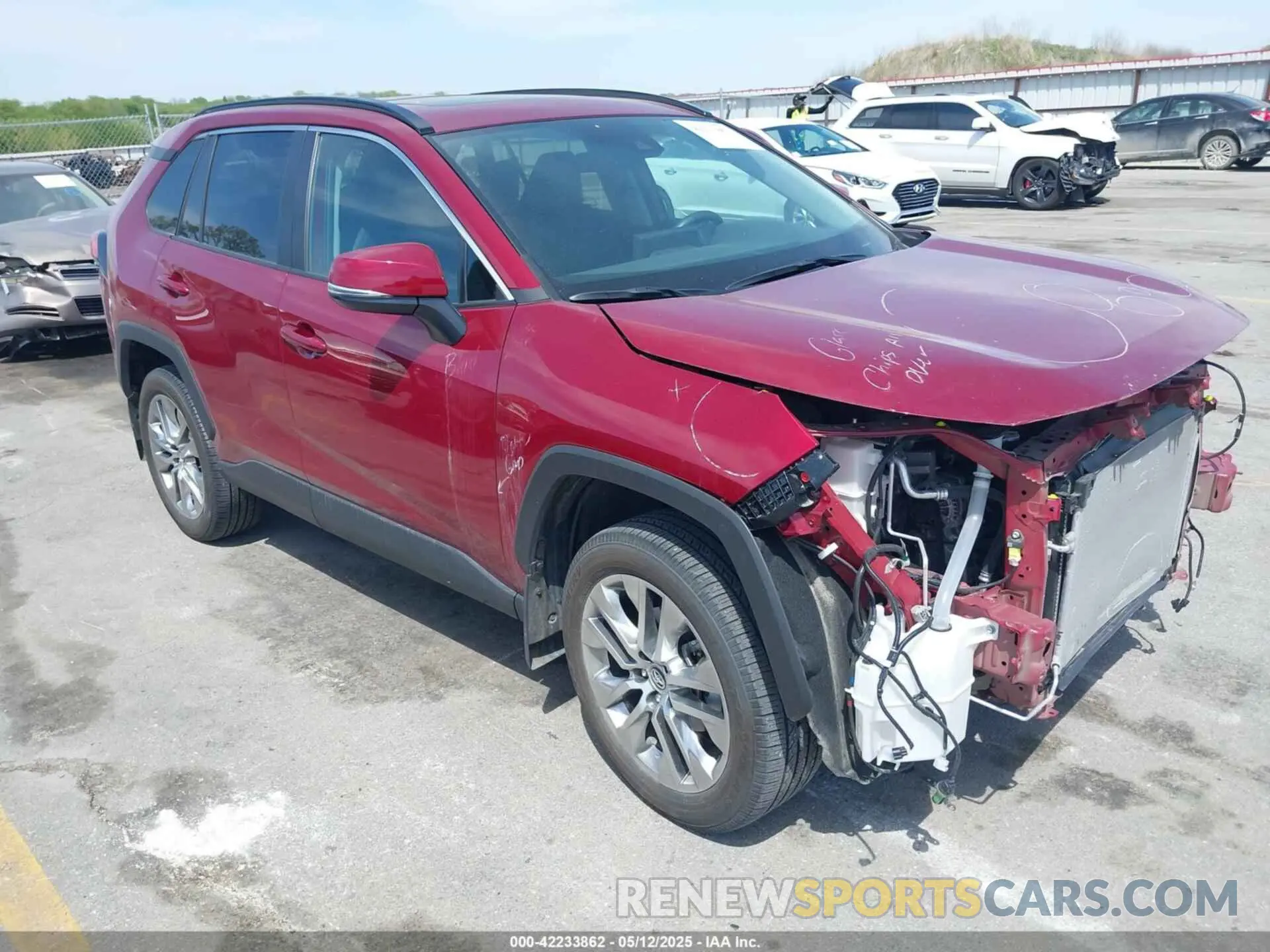 1 fotografías del automóvil dañado 2T3A1RFV8KW080641 TOYOTA RAV4 2019
