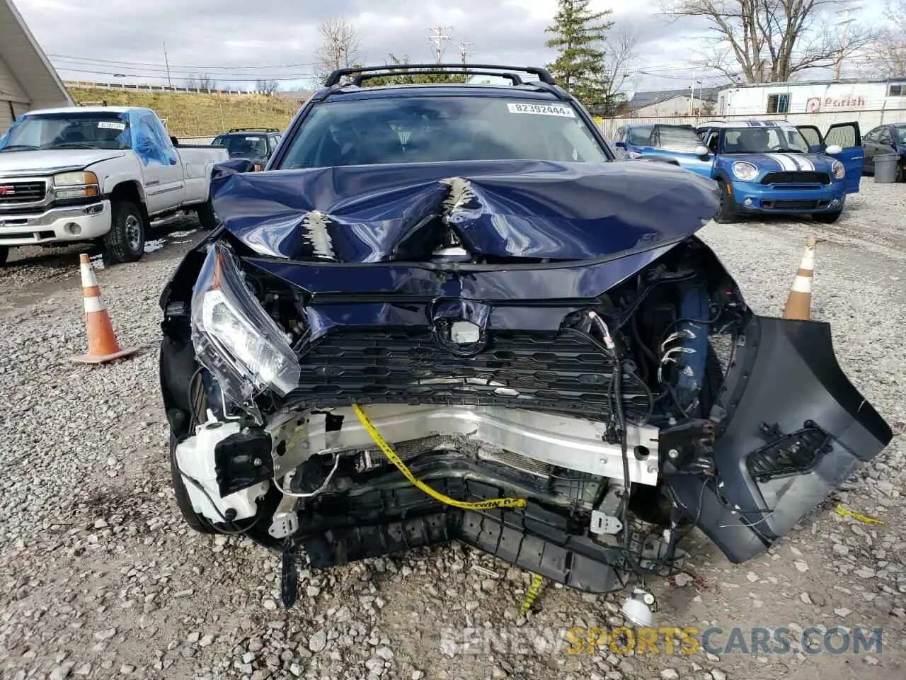 5 fotografías del automóvil dañado 2T3A1RFV9KW054758 TOYOTA RAV4 2019