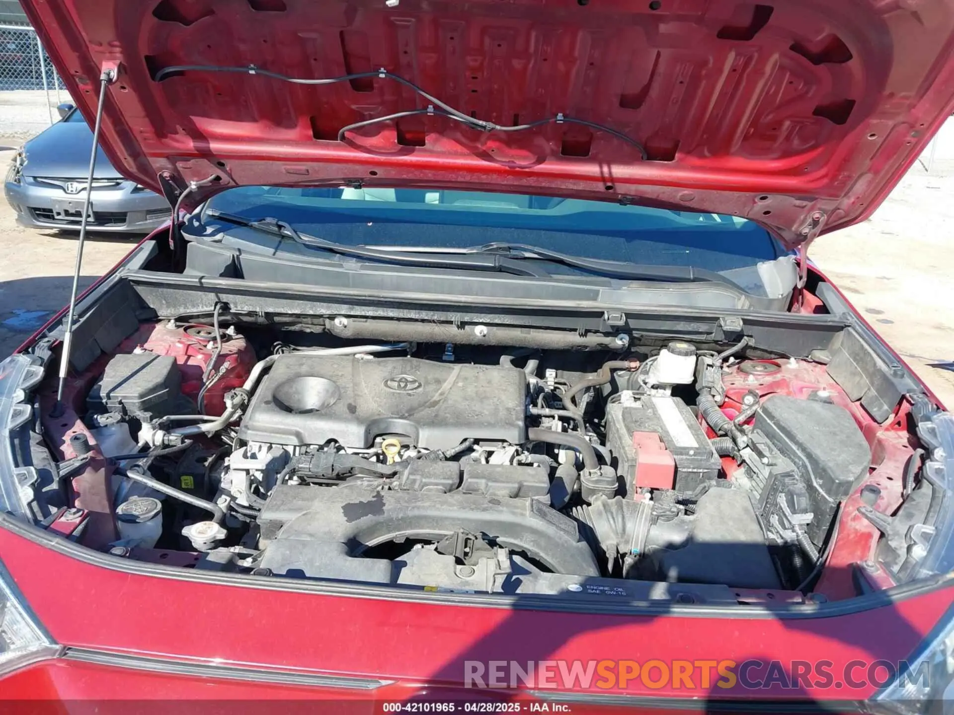 10 fotografías del automóvil dañado 2T3A1RFVXKC026386 TOYOTA RAV4 2019
