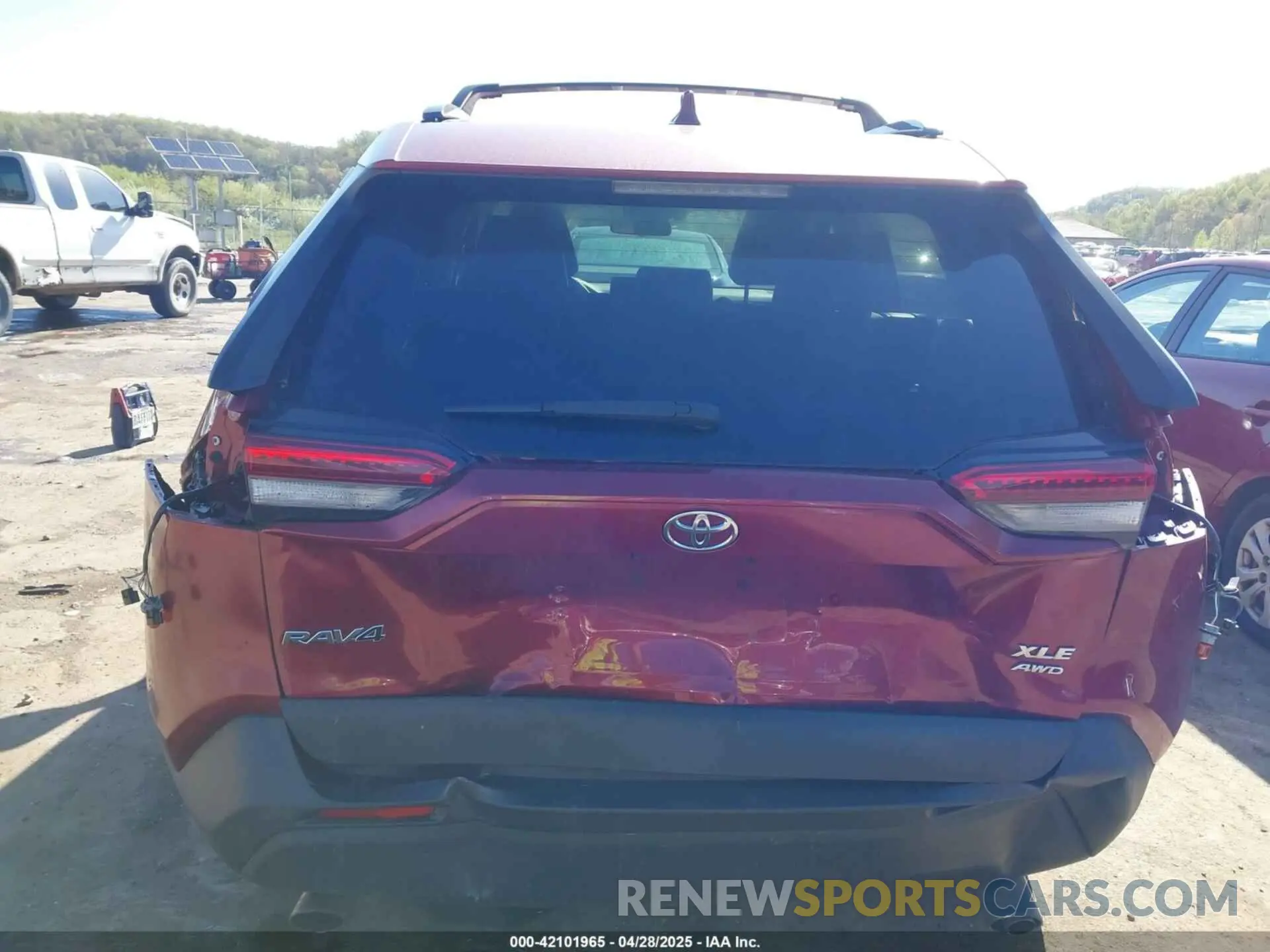 6 fotografías del automóvil dañado 2T3A1RFVXKC026386 TOYOTA RAV4 2019