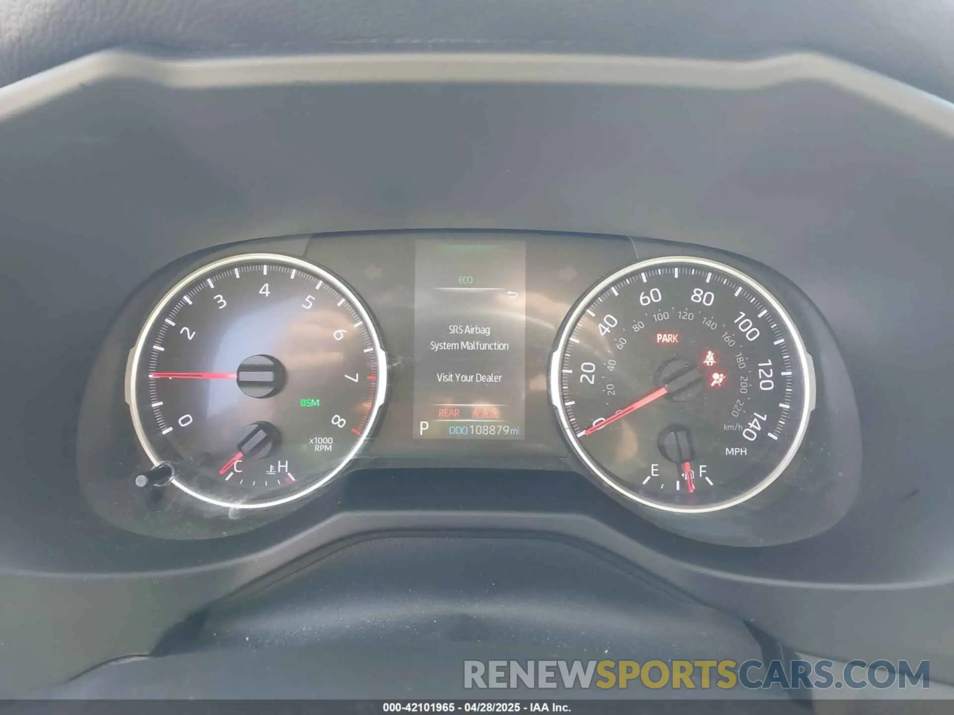 7 fotografías del automóvil dañado 2T3A1RFVXKC026386 TOYOTA RAV4 2019