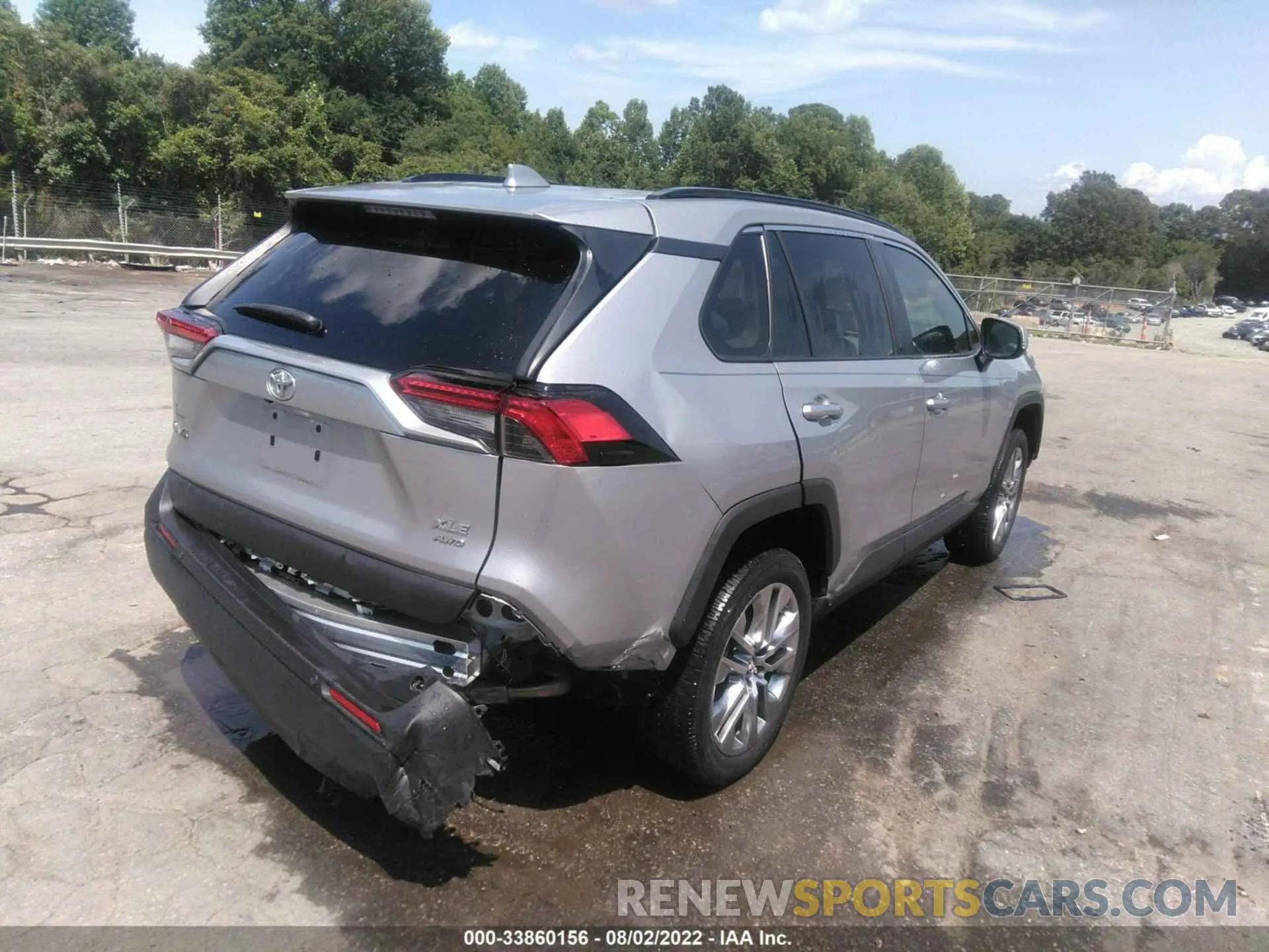 4 fotografías del automóvil dañado 2T3A1RFVXKC043690 TOYOTA RAV4 2019