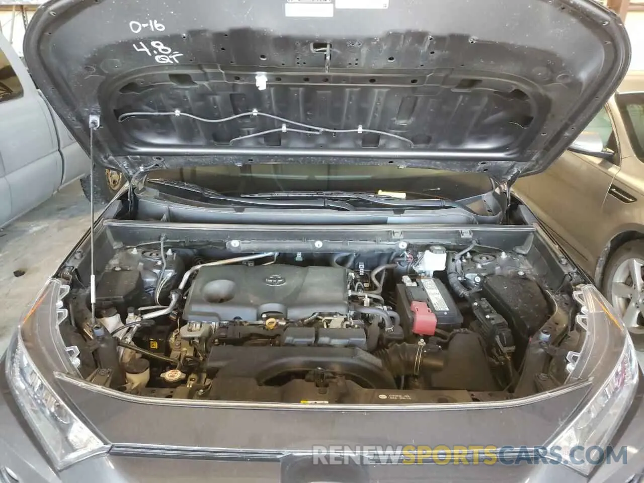 7 fotografías del automóvil dañado 2T3A1RFVXKW008436 TOYOTA RAV4 2019