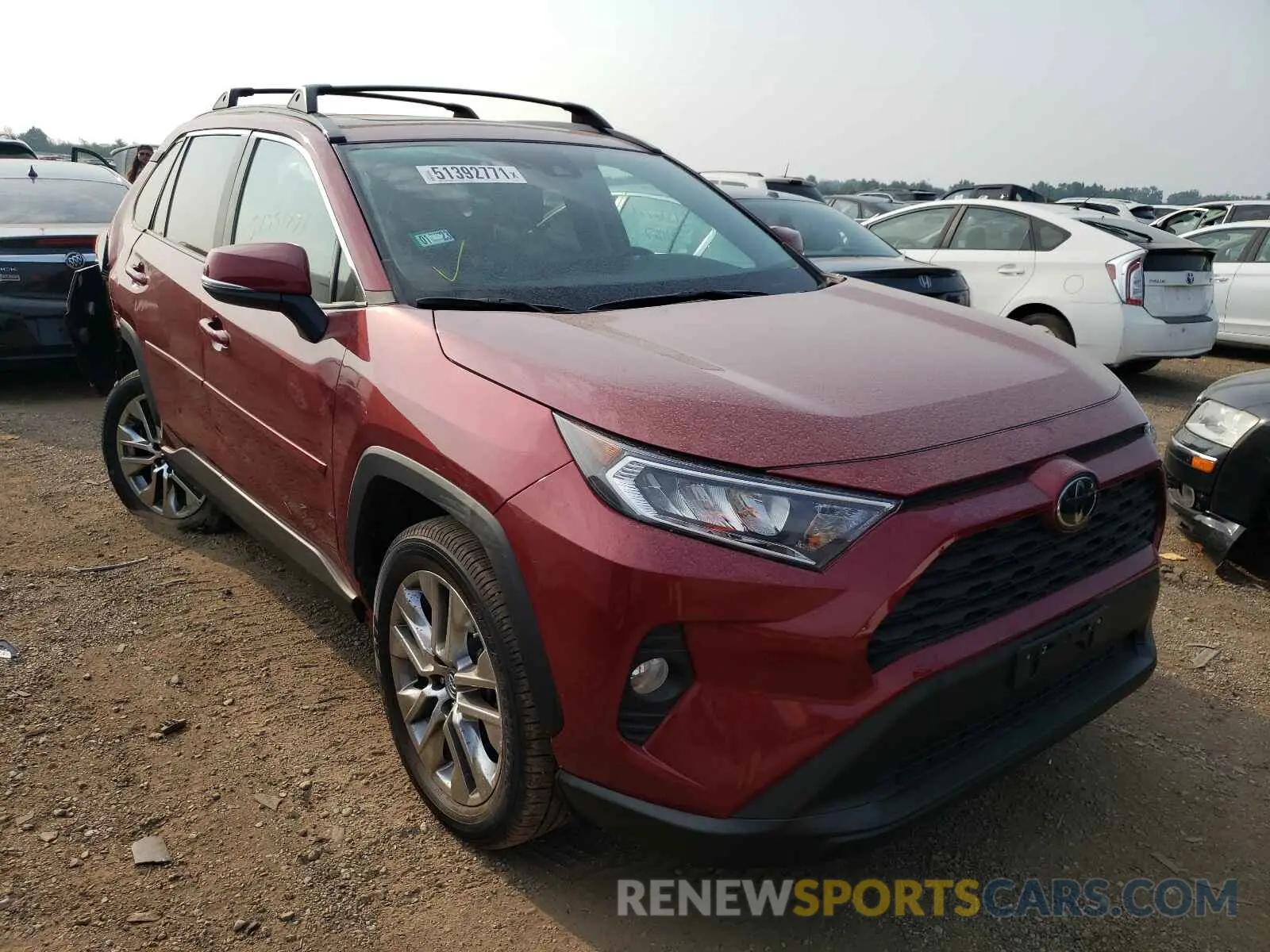 1 fotografías del automóvil dañado 2T3A1RFVXKW070919 TOYOTA RAV4 2019