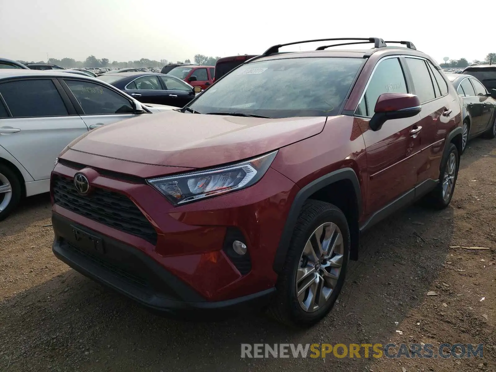 2 fotografías del automóvil dañado 2T3A1RFVXKW070919 TOYOTA RAV4 2019