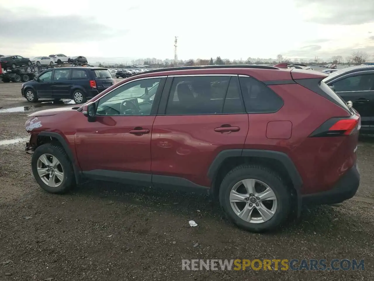 2 fotografías del automóvil dañado 2T3B1RFV3KC031482 TOYOTA RAV4 2019