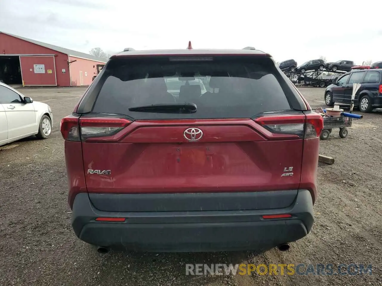 6 fotografías del automóvil dañado 2T3B1RFV3KC031482 TOYOTA RAV4 2019