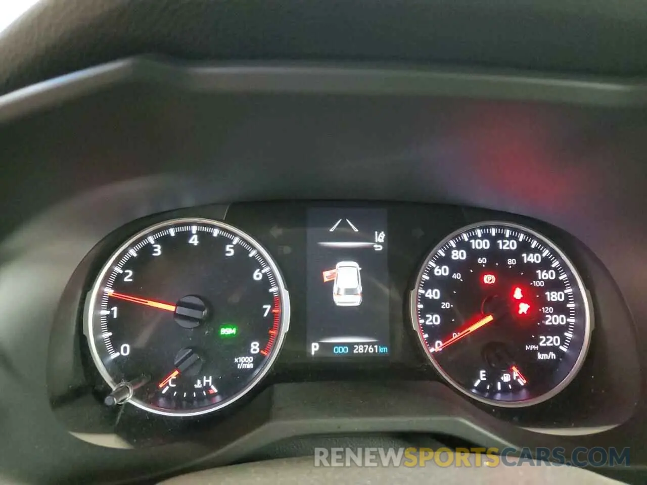 9 fotografías del automóvil dañado 2T3B1RFV8KW016135 TOYOTA RAV4 2019