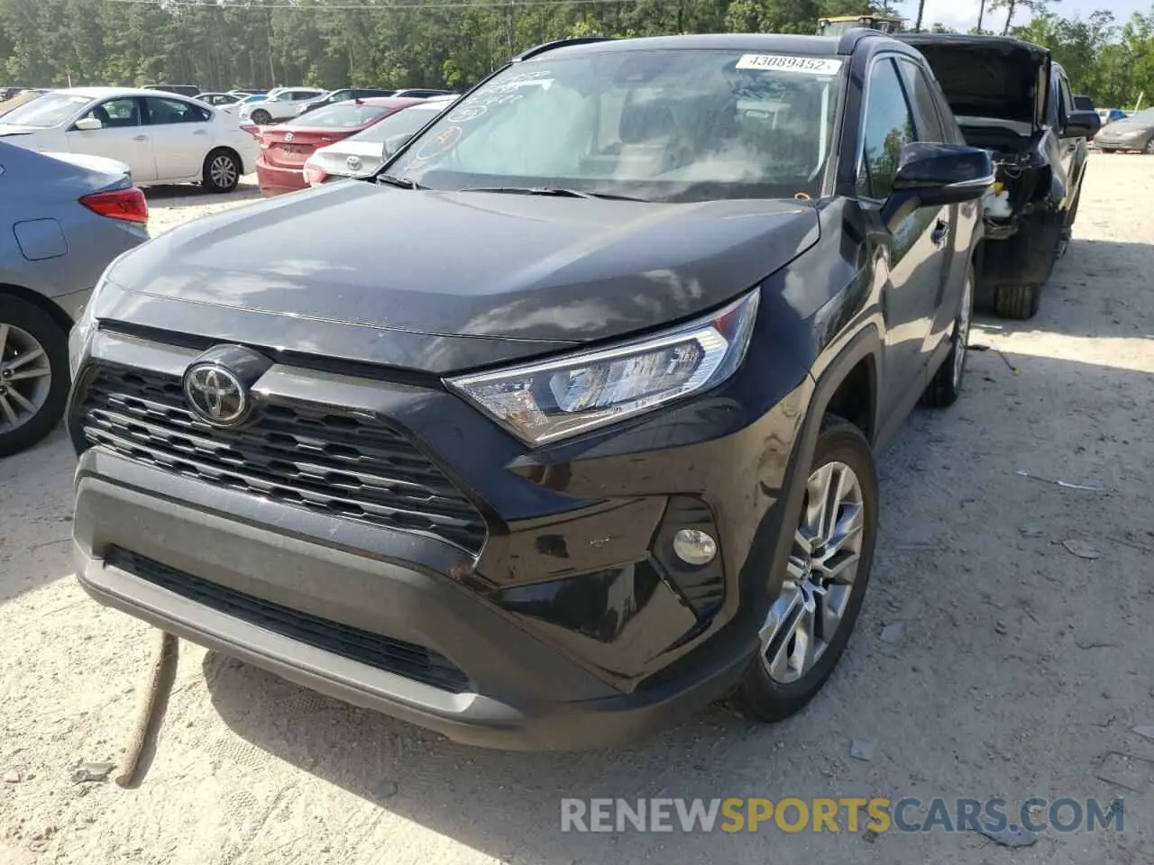 2 fotografías del automóvil dañado 2T3C1RFV1KW006681 TOYOTA RAV4 2019