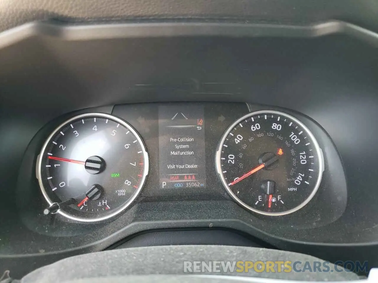8 fotografías del automóvil dañado 2T3C1RFV2KW017950 TOYOTA RAV4 2019