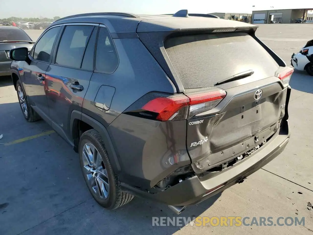 3 fotografías del automóvil dañado 2T3C1RFV3KC033009 TOYOTA RAV4 2019