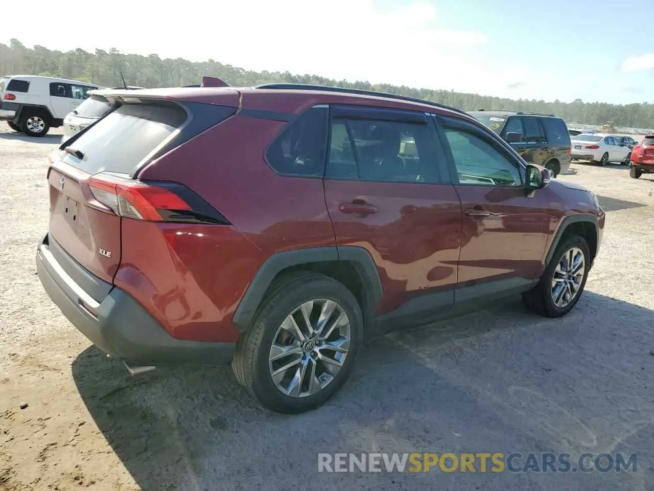 3 fotografías del automóvil dañado 2T3C1RFV3KW056868 TOYOTA RAV4 2019