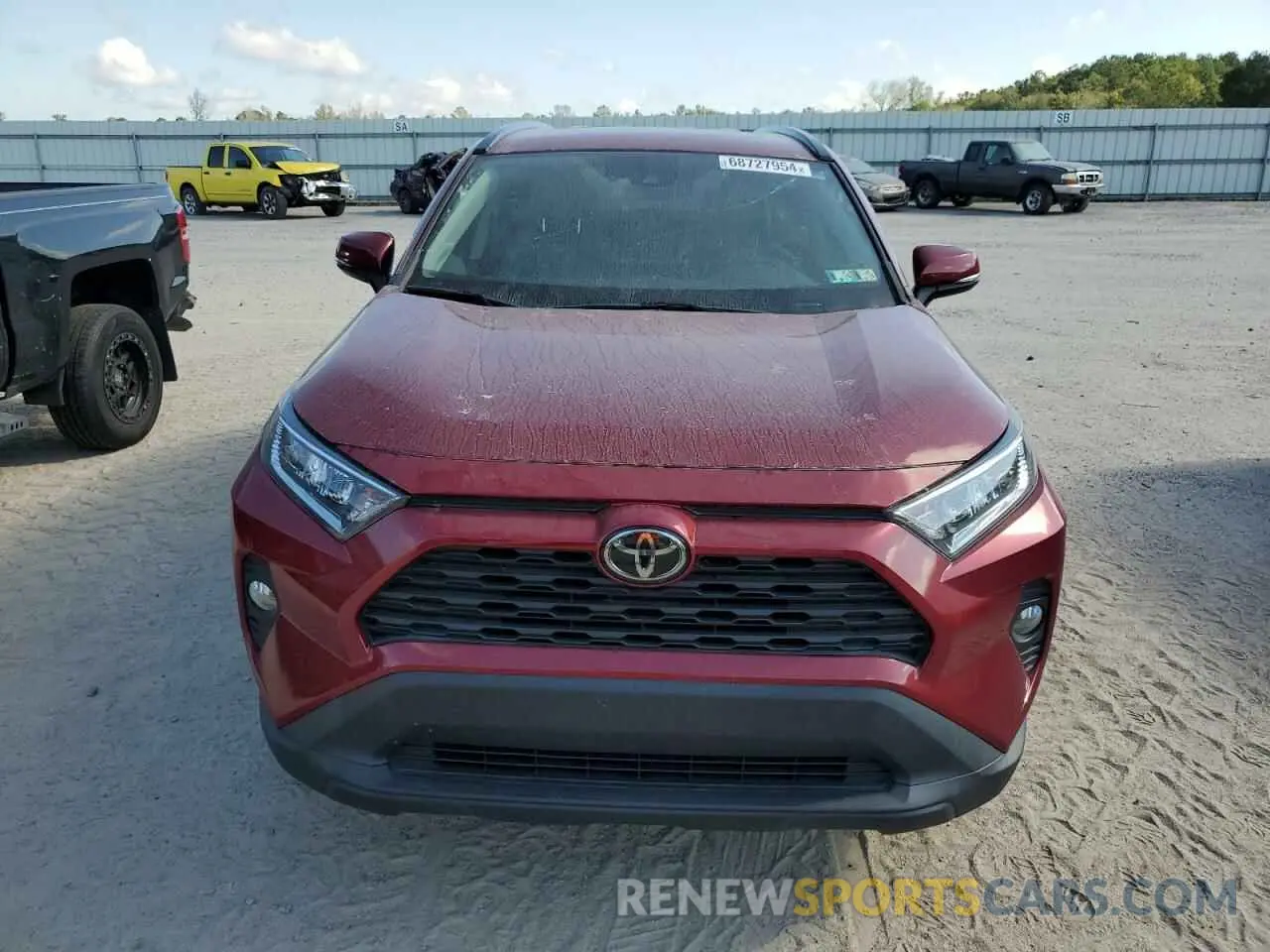 5 fotografías del automóvil dañado 2T3C1RFV3KW056868 TOYOTA RAV4 2019