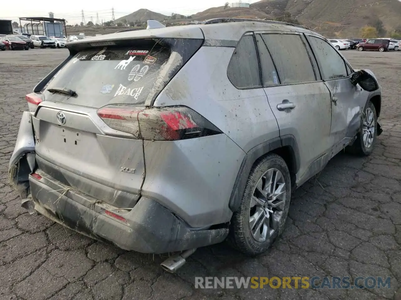 4 fotografías del automóvil dañado 2T3C1RFV4KC028756 TOYOTA RAV4 2019