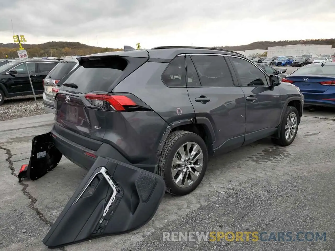 4 fotografías del automóvil dañado 2T3C1RFV4KC033360 TOYOTA RAV4 2019