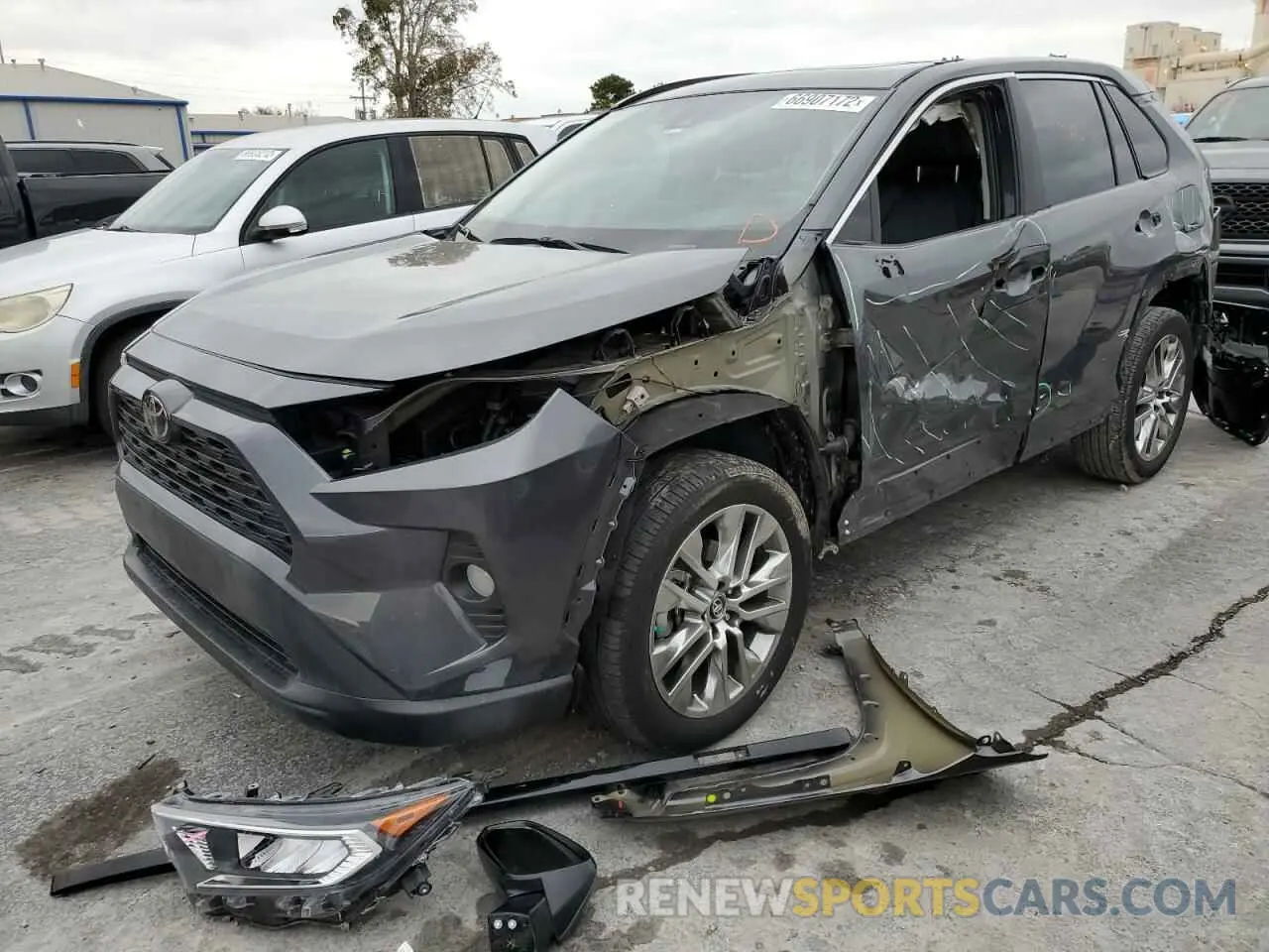 9 fotografías del automóvil dañado 2T3C1RFV4KC033360 TOYOTA RAV4 2019