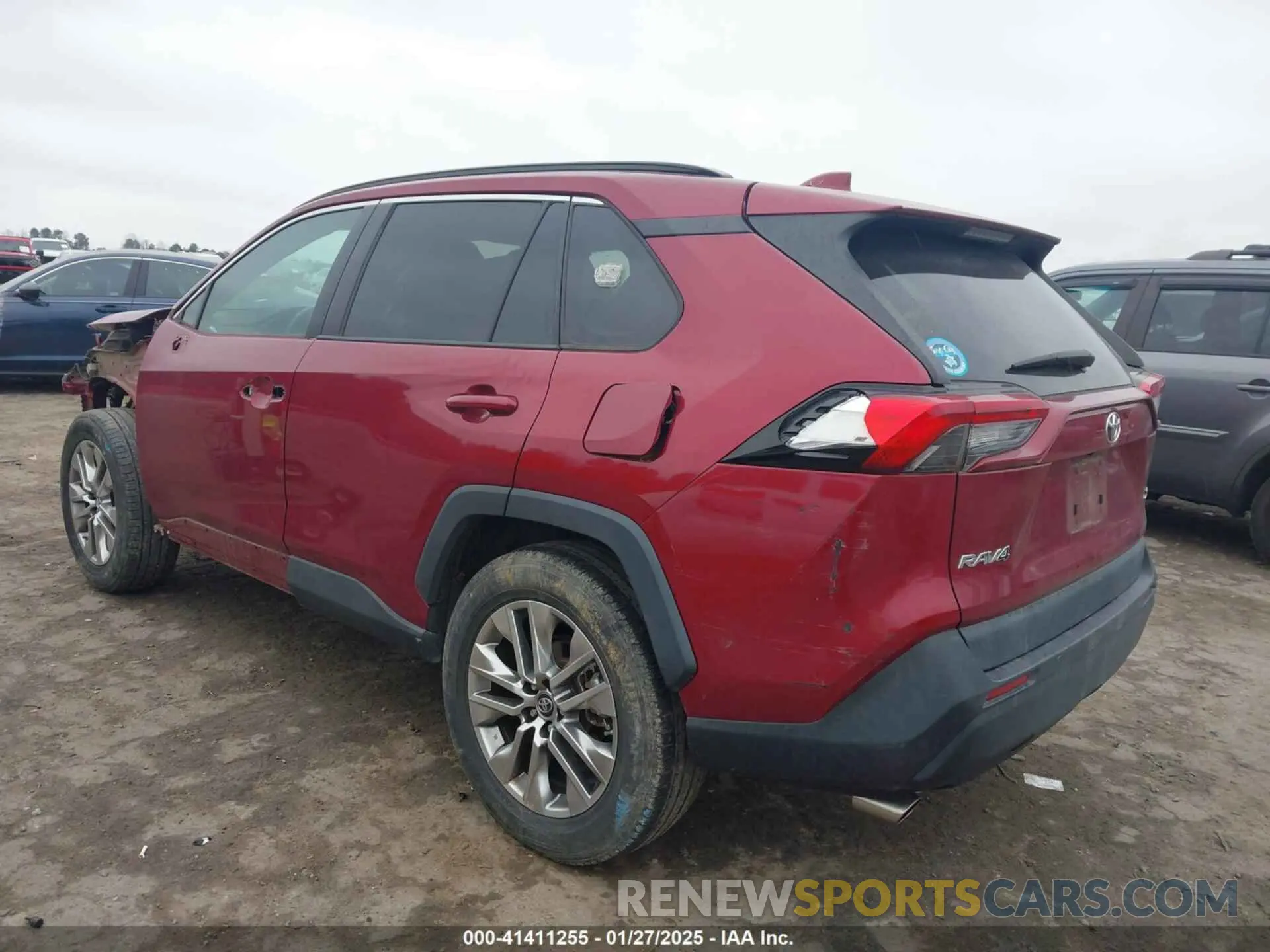 3 fotografías del automóvil dañado 2T3C1RFV4KW018419 TOYOTA RAV4 2019
